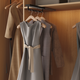 Chic line porte cintres extensible anthracite l.360mm 