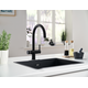 Maris Water Hub - Système 3 en 1 à bec orientable / Levier sur le côté / Noir mat / Bouilloire 4 litres