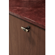 Knop bond 50x38,5 antiek bruin/geborsteld goud