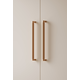 Greep BROOKLYN BIG BA448 L466 aluminium titanium zwart