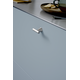 Bouton DELTA Ø23Ø5x44x36 zamac look inox 