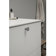 Bouton DOT Ø30 H26 zamac look inox 