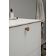 Bouton DOT Ø30 H26 zamac cuivre brossé 
