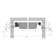 Coulisses pour tiroirs Quadro 12, Silent System,  EB 292 mm / 392 mm, 510 mm, à gauche et à droite