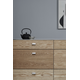Bouton elan ea32 l50 alu look inox 