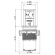 Elevator 2 rvs-look b-f 1 st+usb charger C/C