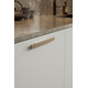 Greep facet ba96 l220 alu mat goud