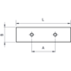 Bouton track ea32 l50 chêne brun foncé 