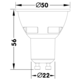 Led lamp ReFlex led 5 GU10 5W/230V 3000K wit 38° 460lm dimbaar
