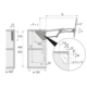 Ferrure relevante pliante Lift Advanced HF, 551 - 610