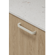 Poignée LACE EA160 L171 zamac beige 