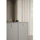 Poignée LEAF EA32 L42,5 zamac beige mat 