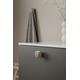Knop MELURA ø30 h28 eik + gepolijst rvs