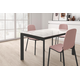Table ext. poker 120x80 anthra-céramique basalte 