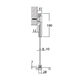 Runway schuifdeurset staal zwart 80kg l.2300mm voor deurbladbreedte 1010-1120mm