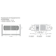 Hangmapregisterframes Systema Top 2000, 936 x 352 mm, zwart