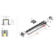 Led profiel Smart-In10 ac2 Z 3000 zwart geanodis.