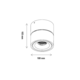 Tilt ledspot 230V Ø100mm