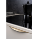 Greep NOMA BA256 L350 aluminium geborsteld zwart