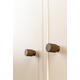 Bouton ARPA Ø22 aluminium look inox