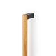 Poignée ETO BA992-496 L1006.6 bois / aluminium noir / chêne