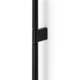 Greep POINT BA960-480 L996 aluminium geborsteld zwart