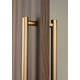 Deurgreep dubbel MOON BIG BA528-1056 L1096 aluminium rvs-look