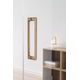 Poignée de porte dubbel LUV WOOD BIG BA384 L418.5 bois noyer
