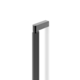 Poignée BROOKLYN BA528-1056 L1066 aluminium titane noir
