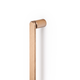 Poignée FASE BIG BA480 L508 aluminium brossé laiton cava