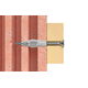 Plug ux met kraag m8 x 50 (doos 100 st)