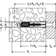 Plug fischer duopower 8 x 40mm (doos 100st)