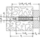70008 chevilles fischer sx8x40 (bte 100pcs) 