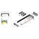 Led profiel Wide24 G/W 2000 wit