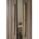 Poignée de porte MOON BIG BA528-1056 L1096 aluminium brossé laiton cava
