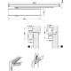 Geze ferme-porte ts 5000 v argentee(sans bras)  