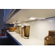Hera set 4 x slim-pad F Led 5w 24V 3000K look inox + transfo Led 30