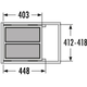 Poubelle hailo eurocargo-S 45cm 2 x 19l