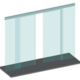 Joint adhésif av. languette couvre-joint recoupable, v. 8/13.5, B21+20 L3000, transparent