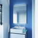 Spiegel 800x650 led bov/onder+kelvinch.+verwarming