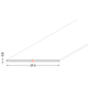 Slide cache G 2000 blanc 