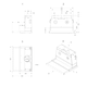 Novy telescopische dampkap 60cm RVS dub motor elec