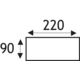 System 220 adapt. coin 90° tube plat-d125mm blanc 