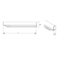 Led snite 13W 230V 4000K 871mm wit