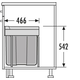 Hailo easy-cargo 40l grijs
