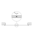 Hawa profil protecteur pour verre noir 5m 