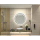 Miroir rond d1200mm chauff+kelvin ch.+ ann.noir 