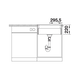 Blanco Etagon 6-F gris rocher commande automatique