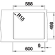 Blanco spoeltafel Etagon 6 wit manueel
