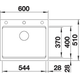 Blanco spoeltafel Etagon 6 wit manueel